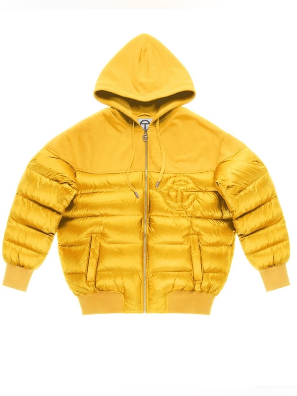 Telfar Puff Hoodie / Full-Zip Puffer Jacket – Yellow – XL/2XL – NWT